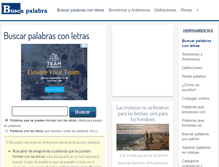 Tablet Screenshot of buscapalabra.com